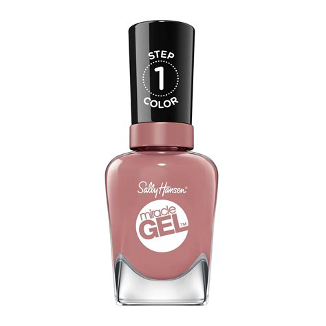Apply 2 thin coats of <strong>Miracle Gel Color</strong> and allow drying completely between each coat. . Sally hansen miracle gel nail color